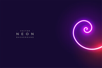 glowing neon light background with vibrant effect