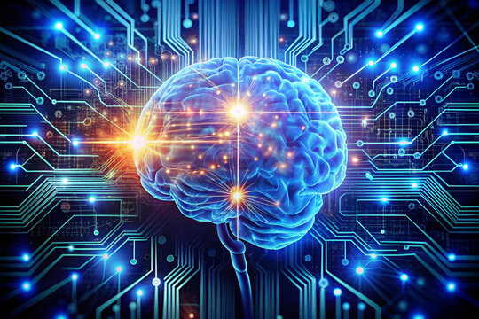 Digital AI electronic brain