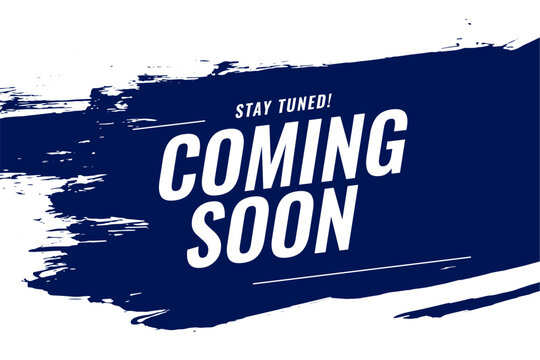 coming soon web store teaser background with grungy effect