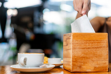 Voting in a Cafe with Coffee and Snacks