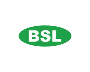 BSL logo design vector template. BSL