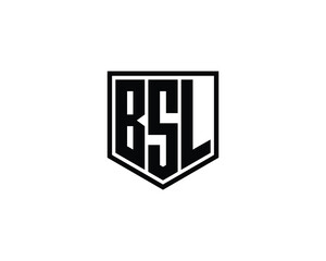 BSL logo design vector template. BSL