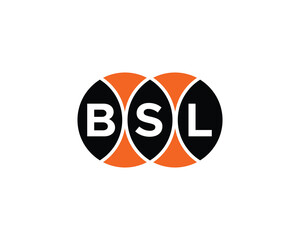 BSL logo design vector template. BSL