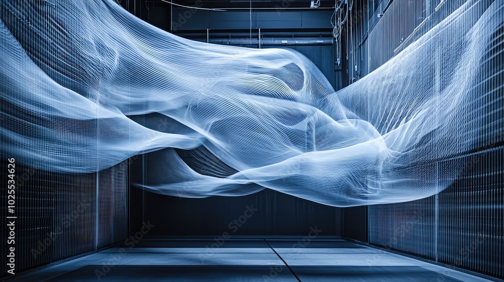 Poster dynamic airflow patterns in controlled environment
