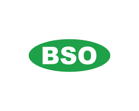 BSO logo design vector template. BSO