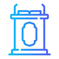 pulpit gradient icon