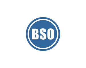 BSO logo design vector template. BSO