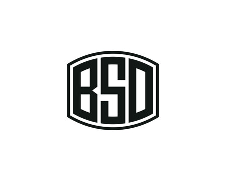 BSO logo design vector template. BSO