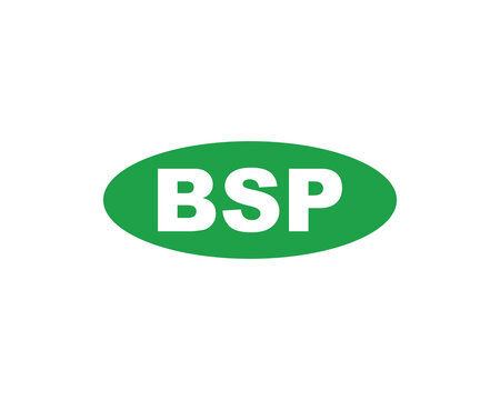 BSP logo design vector template. BSP