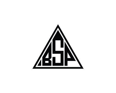 BSP logo design vector template. BSP