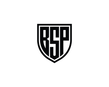 BSP logo design vector template. BSP