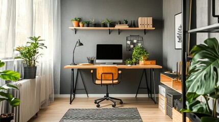Stylish DIY Home Office Setup for Inspiration