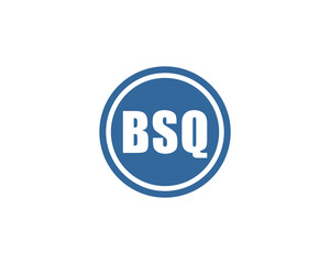 BSQ Logo design vector template. BSQ