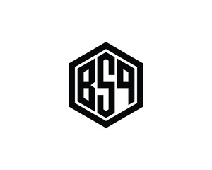 BSQ Logo design vector template. BSQ