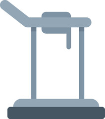 Treadmill, commonly used for running or walking indoors, is shown in a minimalist style