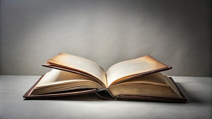 An Open Book Awaiting Exploration, Its Pages Eagerly Offering a Journey Through Time and Knowledge