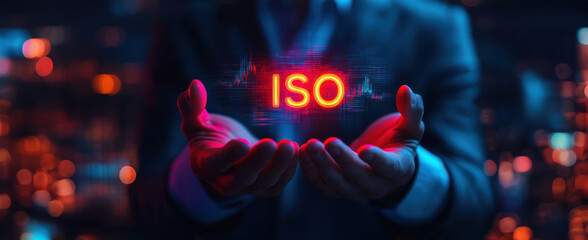 ISO Standard in Hands.