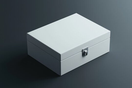 3D box design with a twist-lock closure, emphasizing security and ease of use.