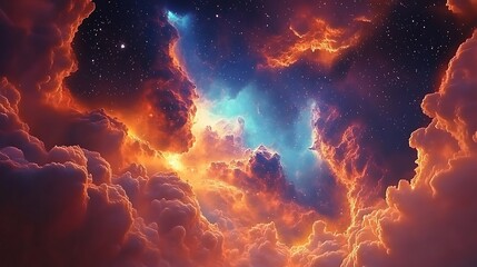 Cosmic Clouds of Gas and Dust in Space