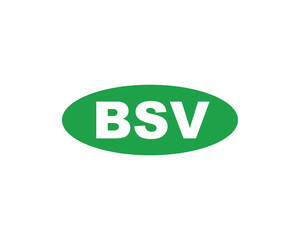BSV logo design vector template. BSV
