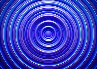 Energetic Indigo Concentric Neumorphic Circles for Dynamic Media Projects, Perfect for Backgrounds and Visual Effects