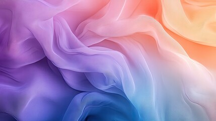 An abstract gradient background with a soft, pastel-colored fade, evoking a sense of tranquility and flow.