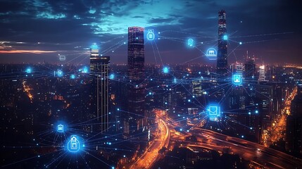 Smart City Network Illuminated by Technology