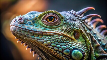 Fototapeta premium detailed reptile macro photography