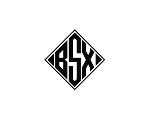 BSX logo design vector template. BSX
