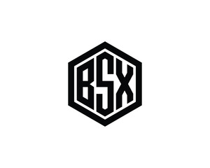 BSX logo design vector template. BSX