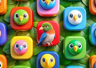 Naklejka premium Free Download of Social Media Icon SVG for Easy Customization and Seamless Integration into Your Creative Projects