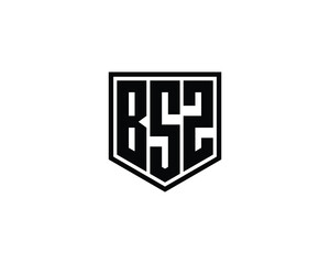 BSZ logo design vector template. BSZ