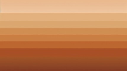 Abstract Gradient Background of Horizontal Brown and Orange Stripes