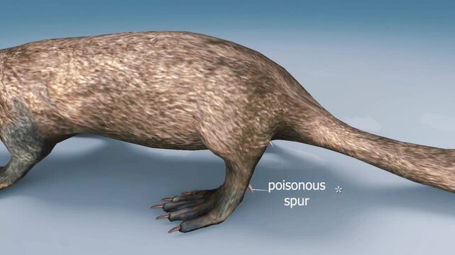 Anatomy of duckbill platypus