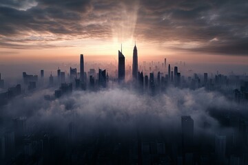 Fototapeta premium High-rise building or building architecture 