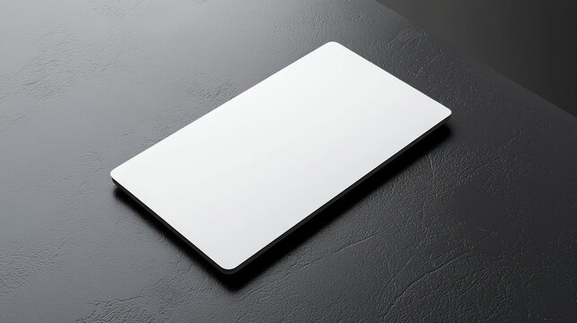Chic 3D room key card mockup for hotels, perfect for customized branding.