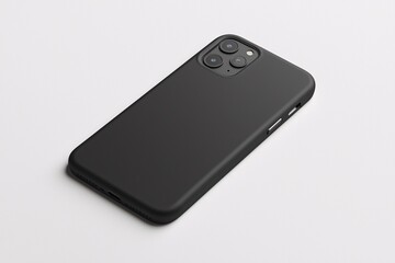 A contemporary case mockup with ample branding space, set against a clean white backdrop, perfect for showcasing products.