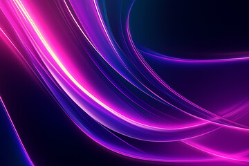 Fototapeta premium Vibrant Neon Waves