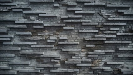 Obraz premium A brick wall with the word peace is strong.