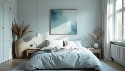 room with bed