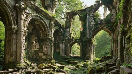 Timeless Ruins: Nature Reclaims the Ancien