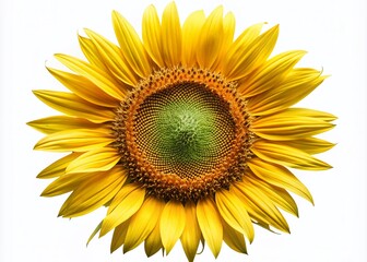 Obraz premium Large Yellow Sunflower Head Transparent PNG for Graphic Design, Crafts, and Floral Projects - High Quality and