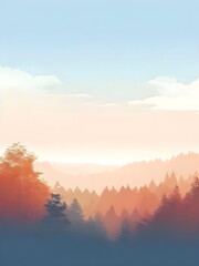 Obraz premium Autumn landscape background
