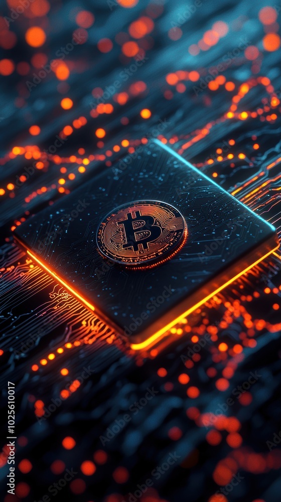 Poster design a photorealistic image showcasing a sleek cryptocurrency wallet surrounded by a complex web o