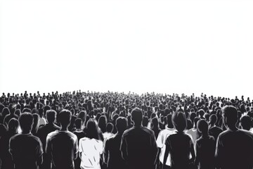 Fototapeta premium A Sea of Faces: Anonymity and the Power of the Crowd