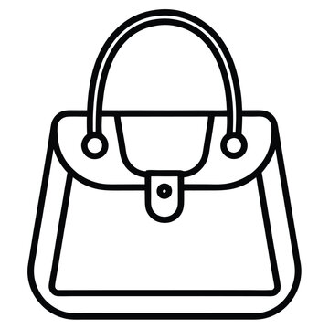 recommend clip art: Stylish Handbag Vector Art.