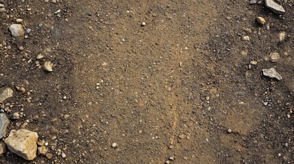Rough Dirt Path with Stones