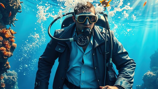 Exploring Underwater Depths: A Divemaster's Journey in a Mysterious World
