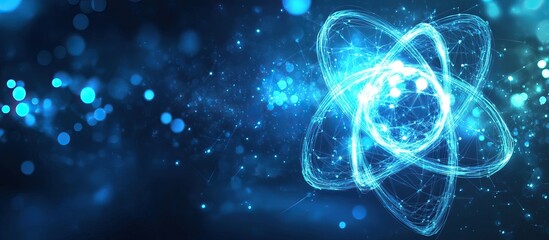 Abstract Atom Illustration