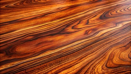 Elegant and sophisticated rosewood wood texture with glossy varnished finish